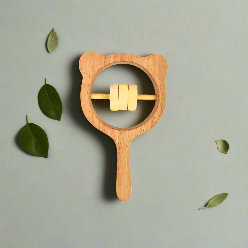 Organic Beechwood Rattle combo set – Erenjoy