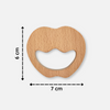 Organic Premium Beechwood Apple Teether 2