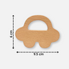 Organic Premium Beechwood Car Teether 3