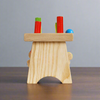 Deluxe Pounding Bench Wooden Toy with Mallet