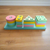 Rectangle Montessori Stacker - Unique Geometric Blocks Shape