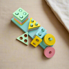 Rectangle Montessori Stacker - Unique Geometric Blocks Shape