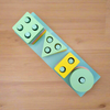 Rectangle Montessori Stacker - Unique Geometric Blocks Shape