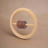 Beechwood Ring Rattle with Triple Rings