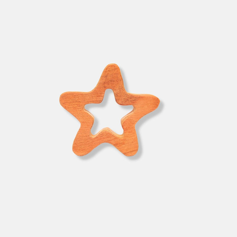 Star Shape Neem Wood Teether