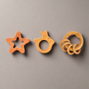 Neem Wood Teethers Rattles Combo - Star, Rabbit Teether and Ring Rattle