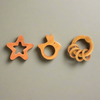 Neem Wood Teethers Rattles Combo - Star, Rabbit Teether and Ring Rattle