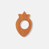 Strawberry Shape Neem Wood Teether