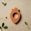 Strawberry Shape Neem Wood Teether