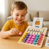 Wooden Word Builder Puzzle – Phonics Learning Toy