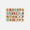 Interactive Wooden Alphabet Board with Knobs: Learn ABCs with Hands-On Play