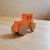 Wooden Orange SUV Toy