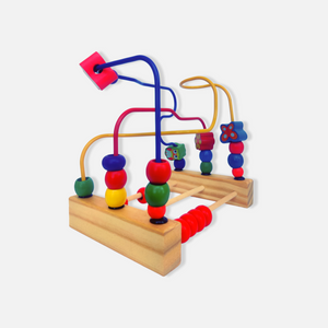 Wooden Beads Maze - Montessori Educational Toy for Babies