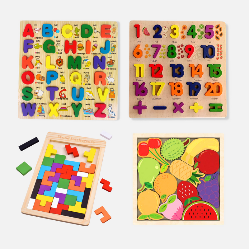 Wooden Learning Gift Set