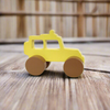 Wooden Yellow Digger Toy