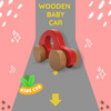 Wooden Fruit Car and Push-Pull Toy Gift Set