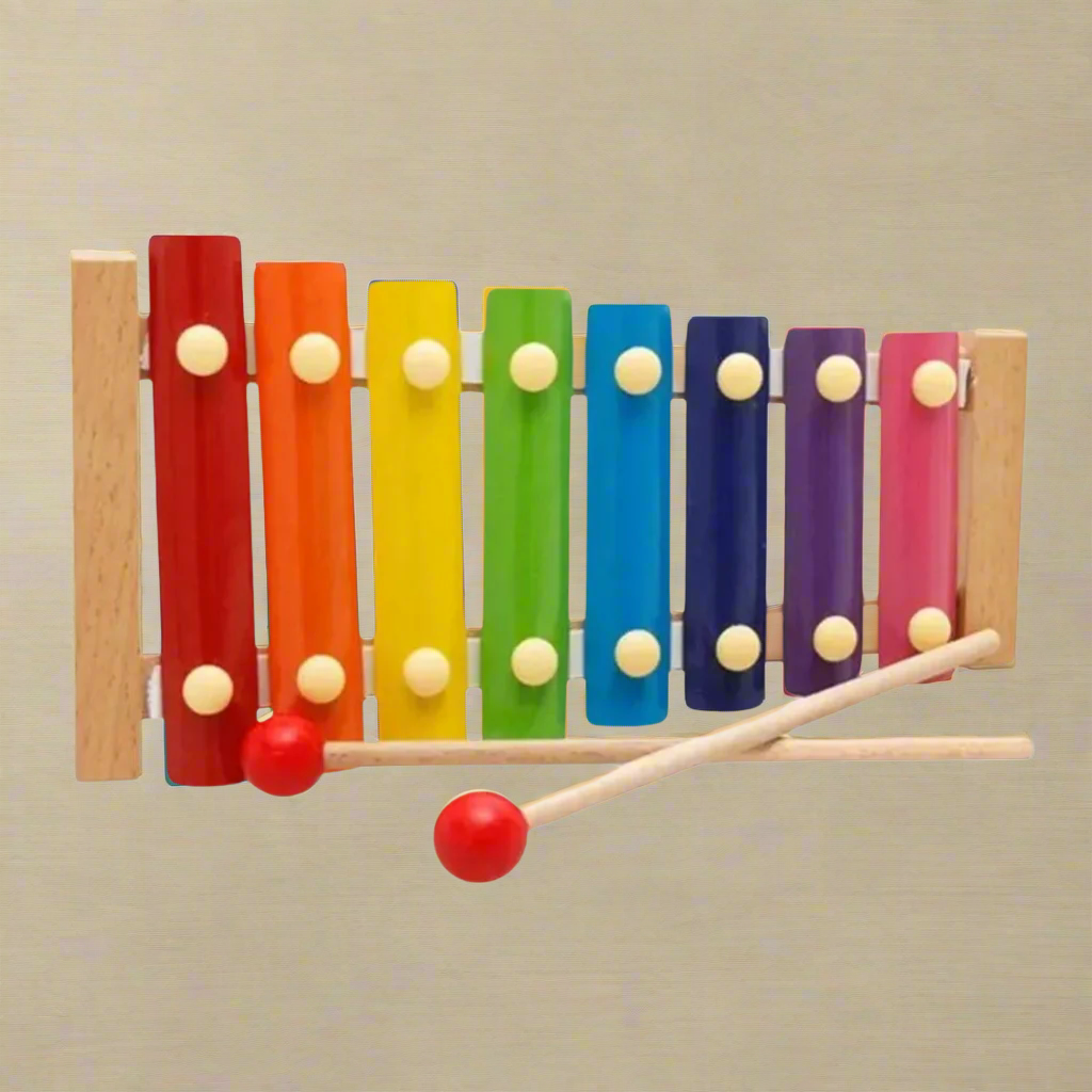 Wooden Xylophone Toy for Kids | Colorful Notes & Educational Play – Erenjoy