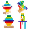 Erenjoy Wooden Montessori Stacking Clock