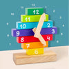 Erenjoy Wooden Montessori Stacking Clock