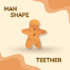 Man Shape Neem Wood Teether