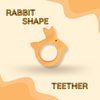 Rabbit Shape Neem Wood Teether