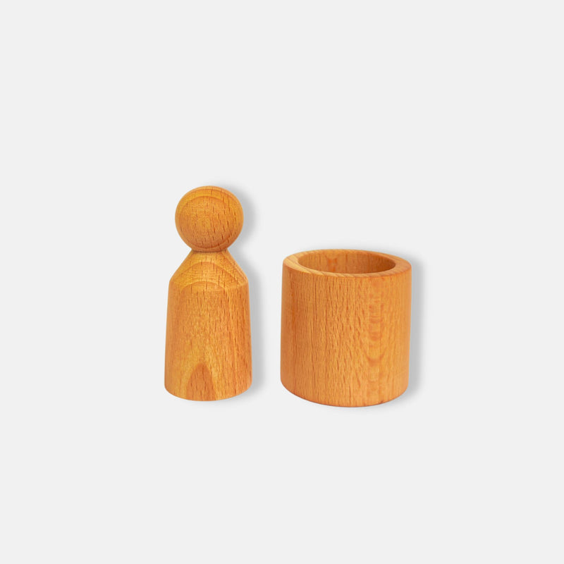 Erenjoy Wooden Peg and Cup Set