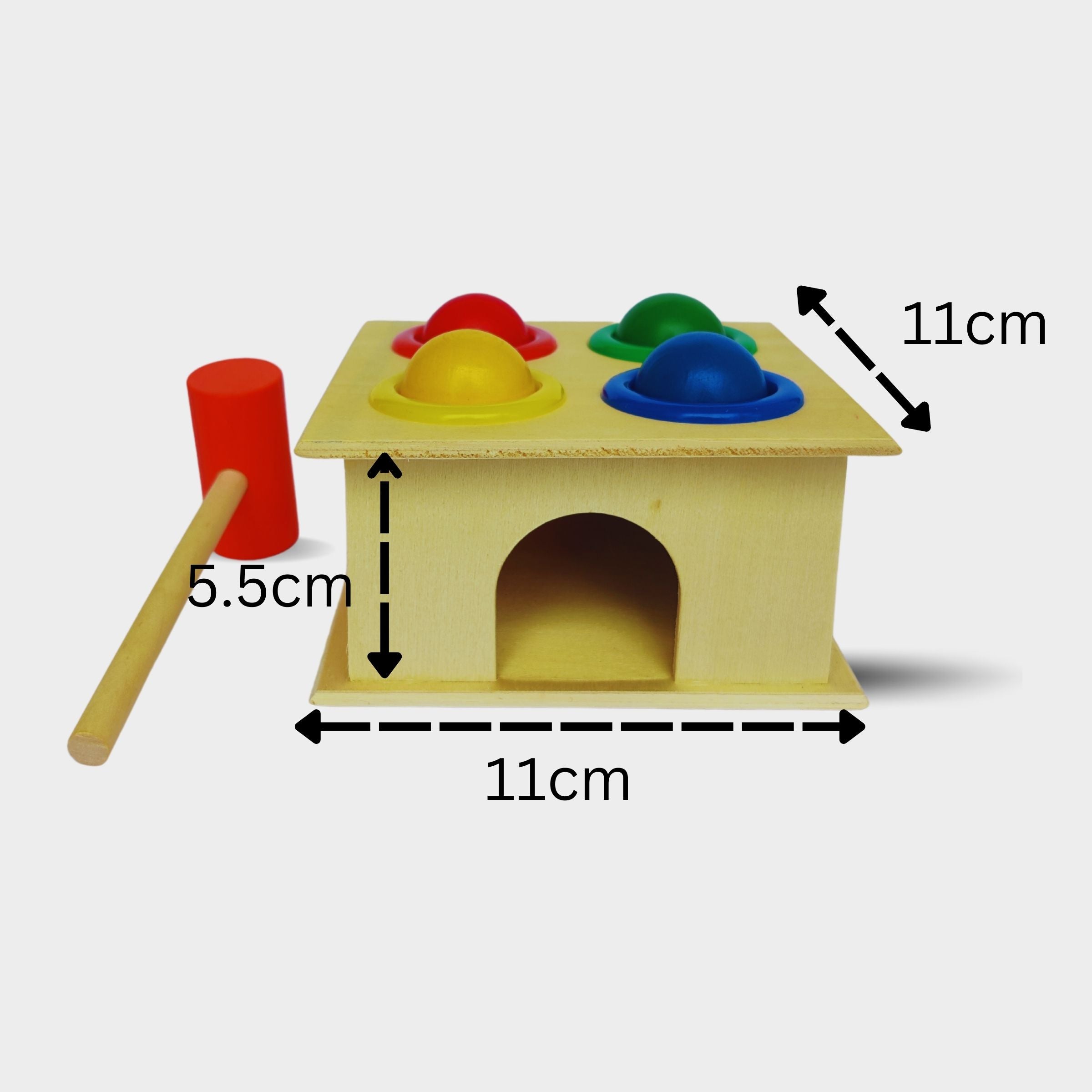 Wooden Hammer and Ball Toy Eco-Friendly Learning Toy – Erenjoy